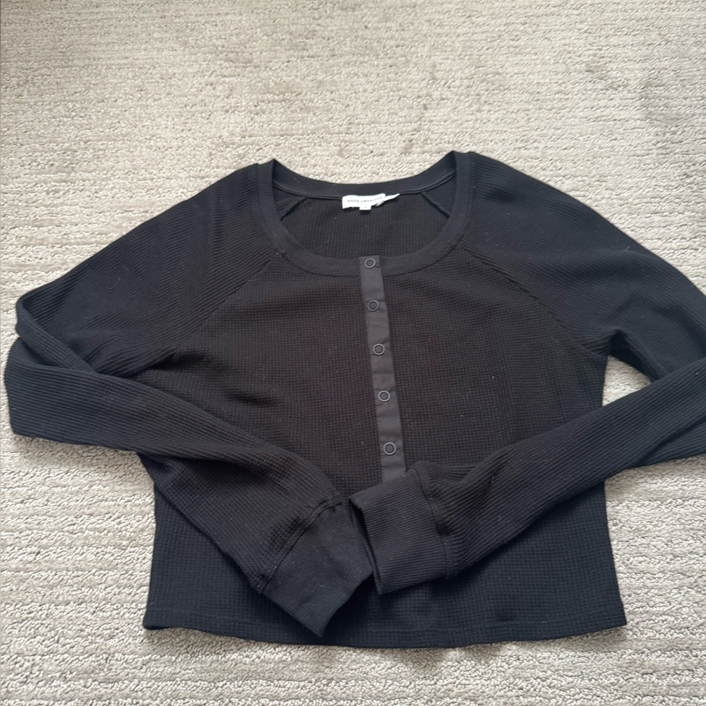 GA Thermal Raglan Cropped Tee - Picture 2 of 3